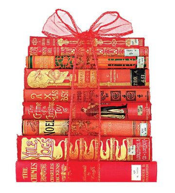 Card Set Christmas (Bodleian Libraries): A Reader's Gift in Red