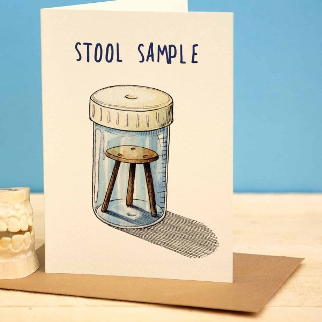 Card (Bewilderbeest): Stool Sample – The Johnston Collection