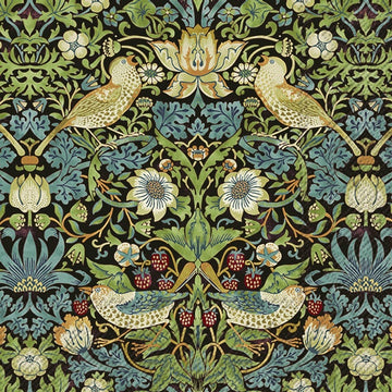 Paper Napkins (Lunch): Strawberry Thief Black