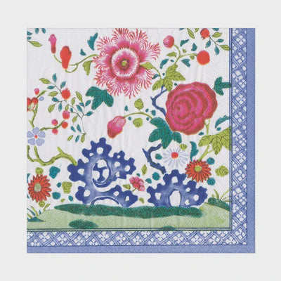 Paper Napkins (Lunch): The Met - Floral Porcelain