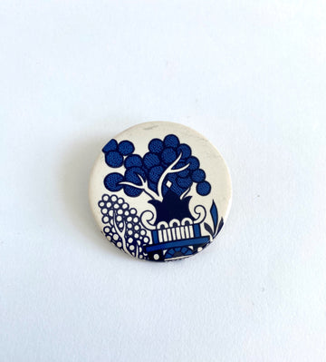Ceramic Brooch: After  Willow - Tree