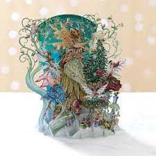 Card (3D Pop up): Christmas - Fairy Queen
