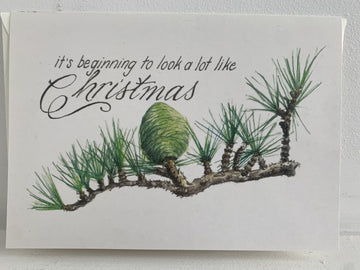 Card (Alissa Duke): Christmas Pine Cone