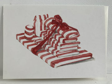 Card (Alissa Duke): Striped Presents