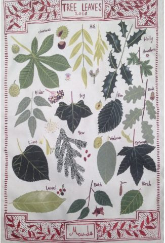 Tea Towel (Maude Smith): Tree Leaves