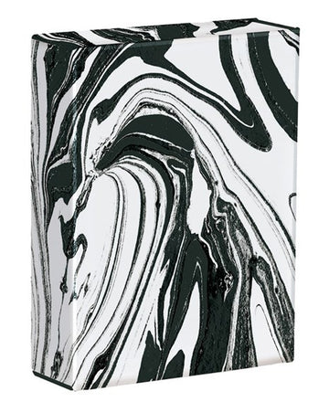 Game (Playing Card): Black and White Marble