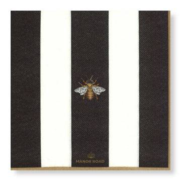 Paper Napkin (Lunch): MR Striped Bee