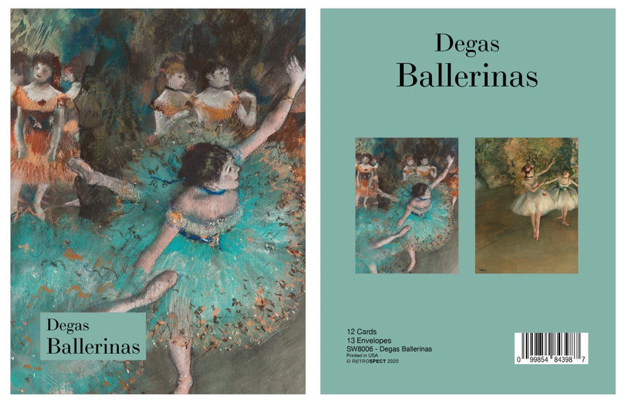 Card Set (Boxed): Small Notes - Degas Ballerina