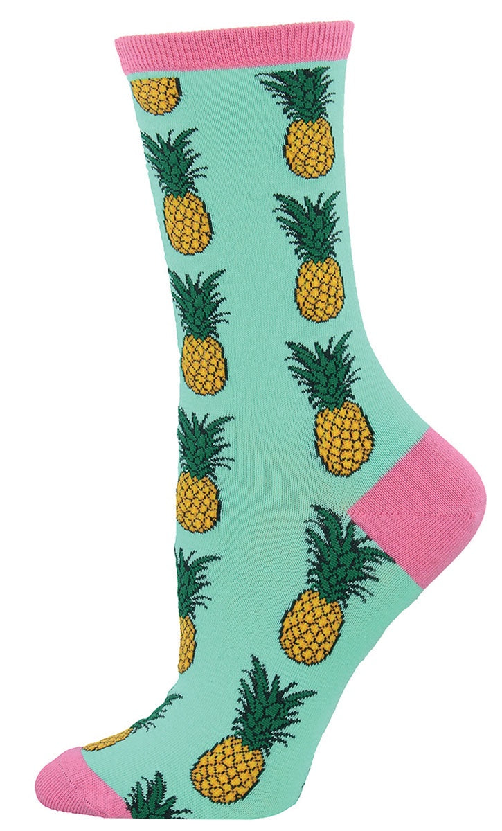 Socksmith Ladies Socks – Pineapple Winter Green