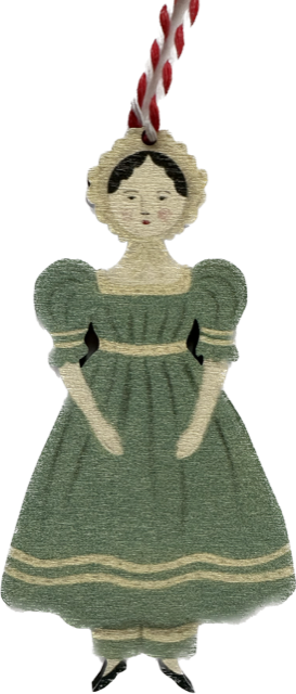 Wooden Decoration: Jane Austen