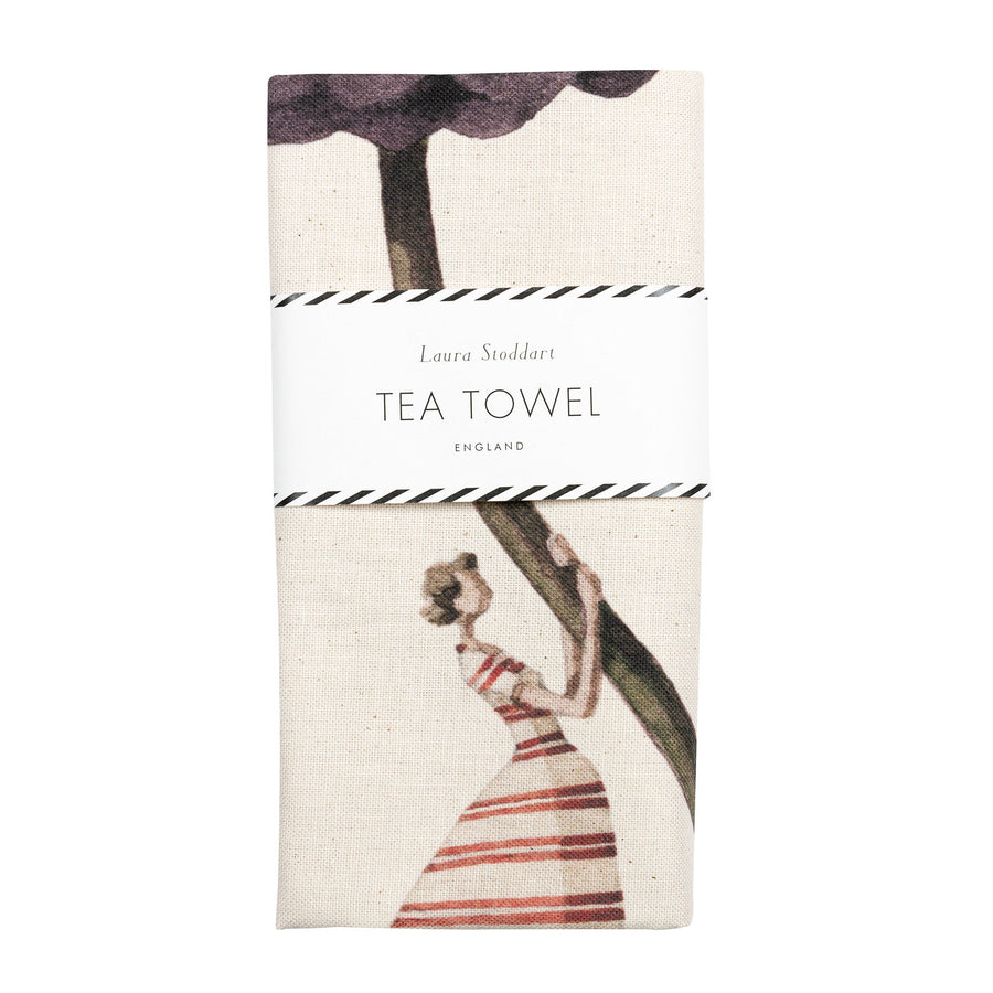 Tea Towel (Laura Stoddart): Dahlia