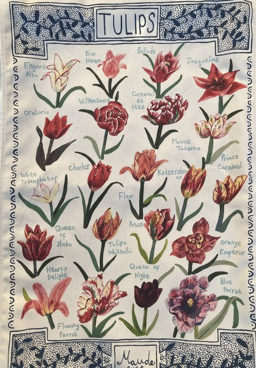 Tea Towel (Maude Smith): Tulips