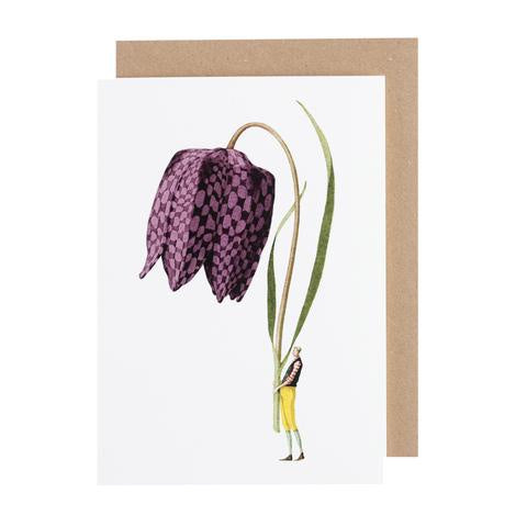 Card (Laura Stoddart): Fritillary