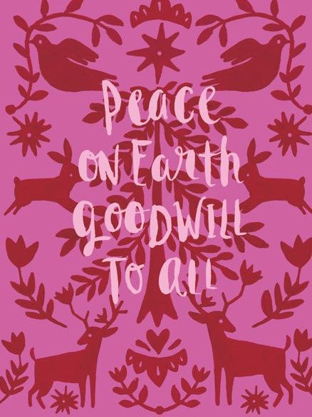 Card (Christmas): Leigh Standley - Peace and Goodwill