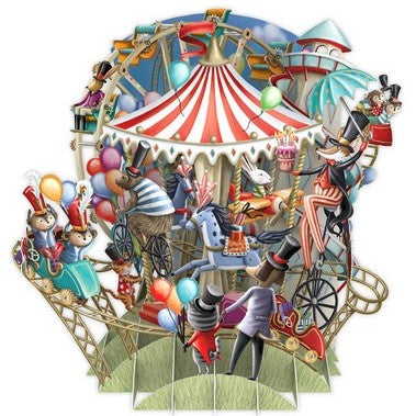 Card ( 3D Pop up): Carousel Capers
