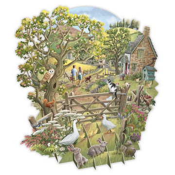 Card (3D Pop up): Countryside
