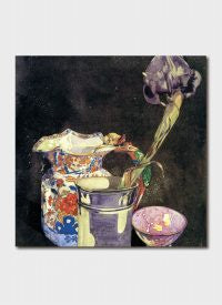 Card (Charles Rennie Mackintosh): Grey Iris
