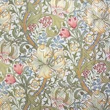 Paper Napkins (Lunch): William Morris V&A Golden Lily - white