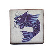 Ceramic Brooch: William de Morgan Fish