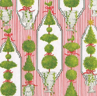 Paper Napkins (Lunch): Christmas Eloise Red