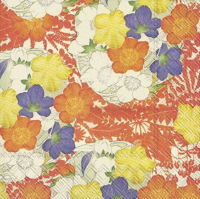 Paper Napkins (Lunch): Kimono Flowers
