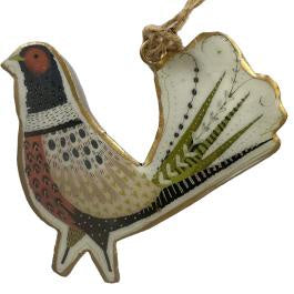 Decoration: Pheasant - Multicolour