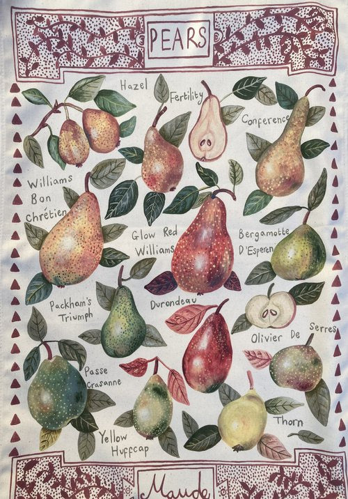 Tea Towel (Maude Smith): Pears