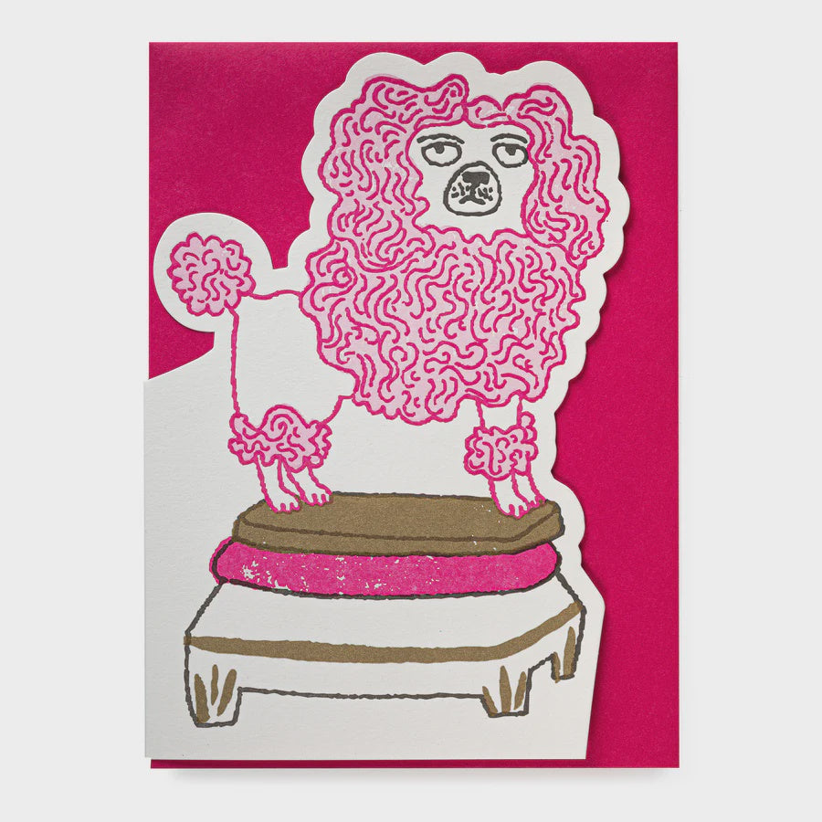 Card: Pink Poodle