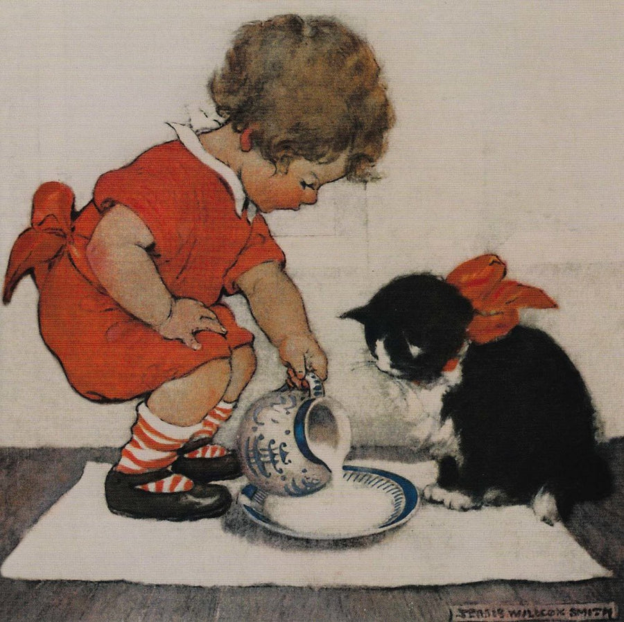 Card (Classics): Teatime for Kitty